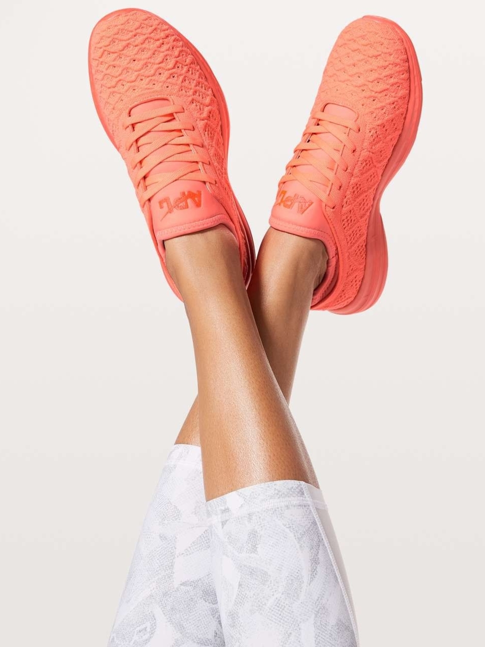 APL Womens TechLoom Phantom Running Sneakers - Coral